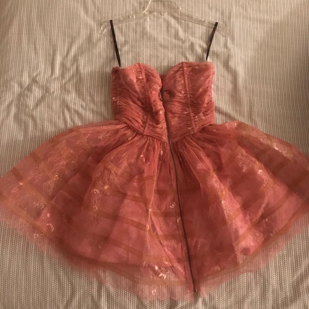 🎀 Pink Strapless Betsey Johnson Dress 🎀